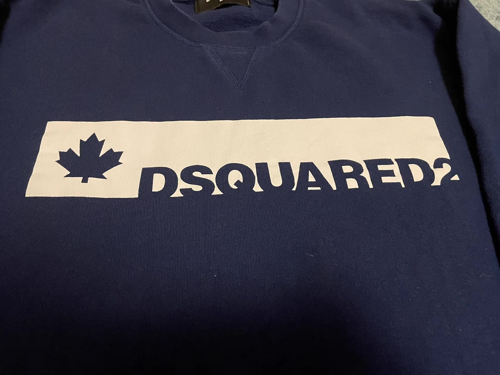 Dsquared2 DSquared2 D2 classic navy blue timeless sweatshirt Size US M / EU 48-50 / 2 - 2 Thumbnail