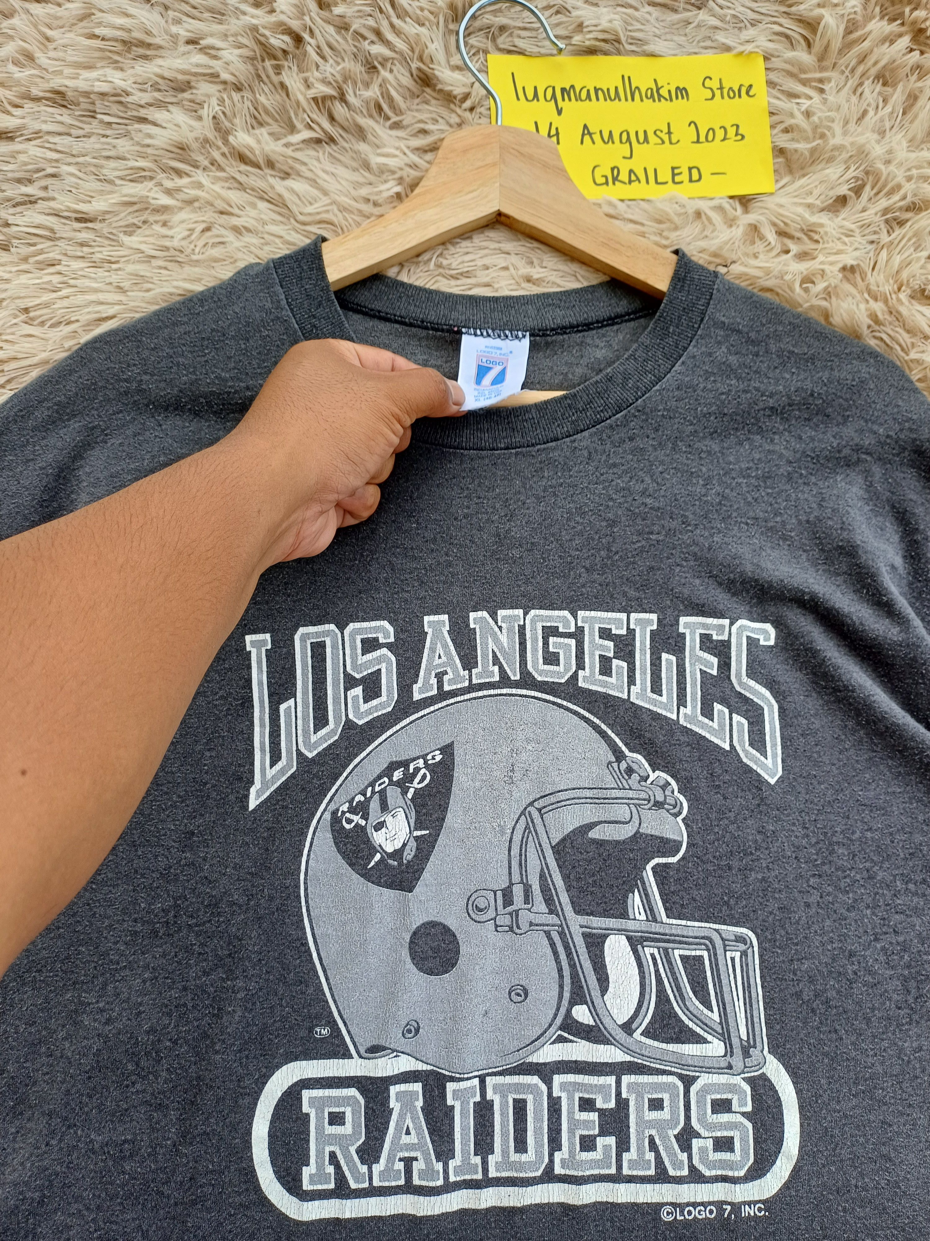 NFL Rare Vintage Oakland Raiders Los Angeles Tee Professional Size US L / EU 52-54 / 3 - 6 Thumbnail