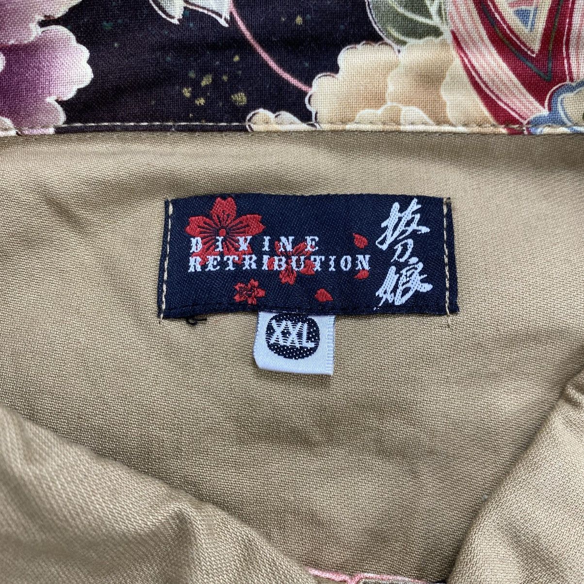 Japanese Brand 2000s Divine Retribution Dengarous Beauty Evil Sukajan Shirt Size US XXL / EU 58 / 5 - 9 Thumbnail
