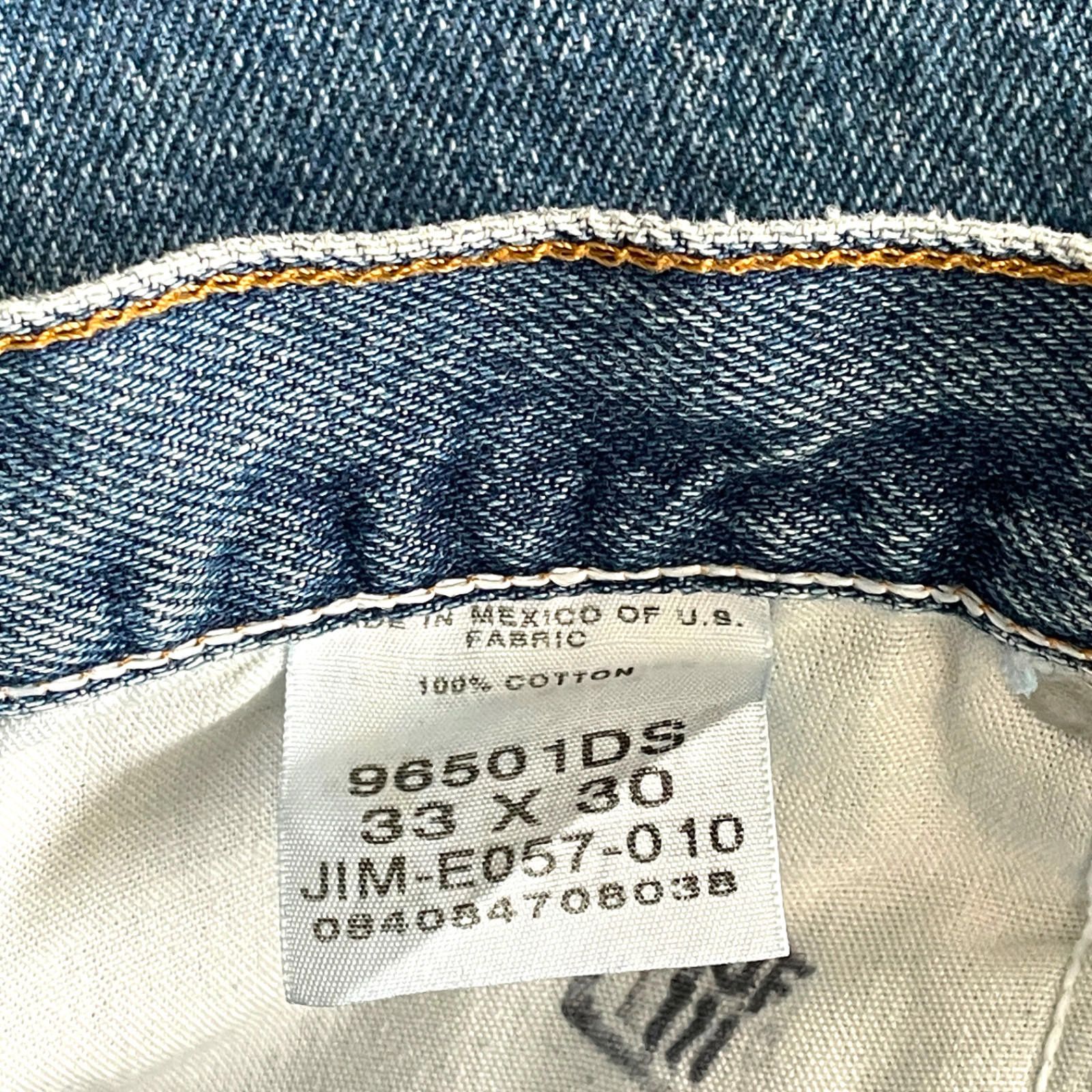 Wrangler Wrangler 96501DS Jeans Mens 33x30 Medium Wash Straight Leg Size US 33 - 7 Thumbnail