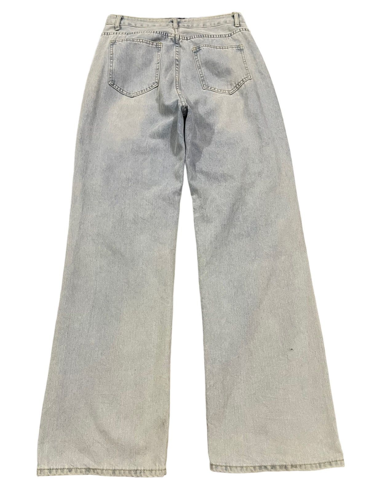Hysteric Glamour Vintage Japanese Brand Blue Wash Distressed Baggy Jeans Size US 29 - 2 Thumbnail