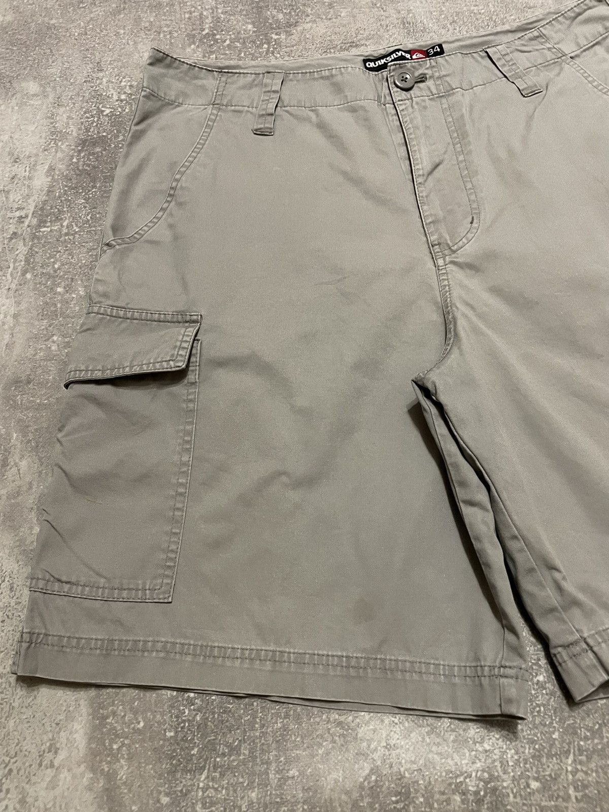 Quiksilver × Vintage Vintage Quicksilver Surf Style Cargo Shorts Size 34 Size US 34 / EU 50 - 3 Thumbnail