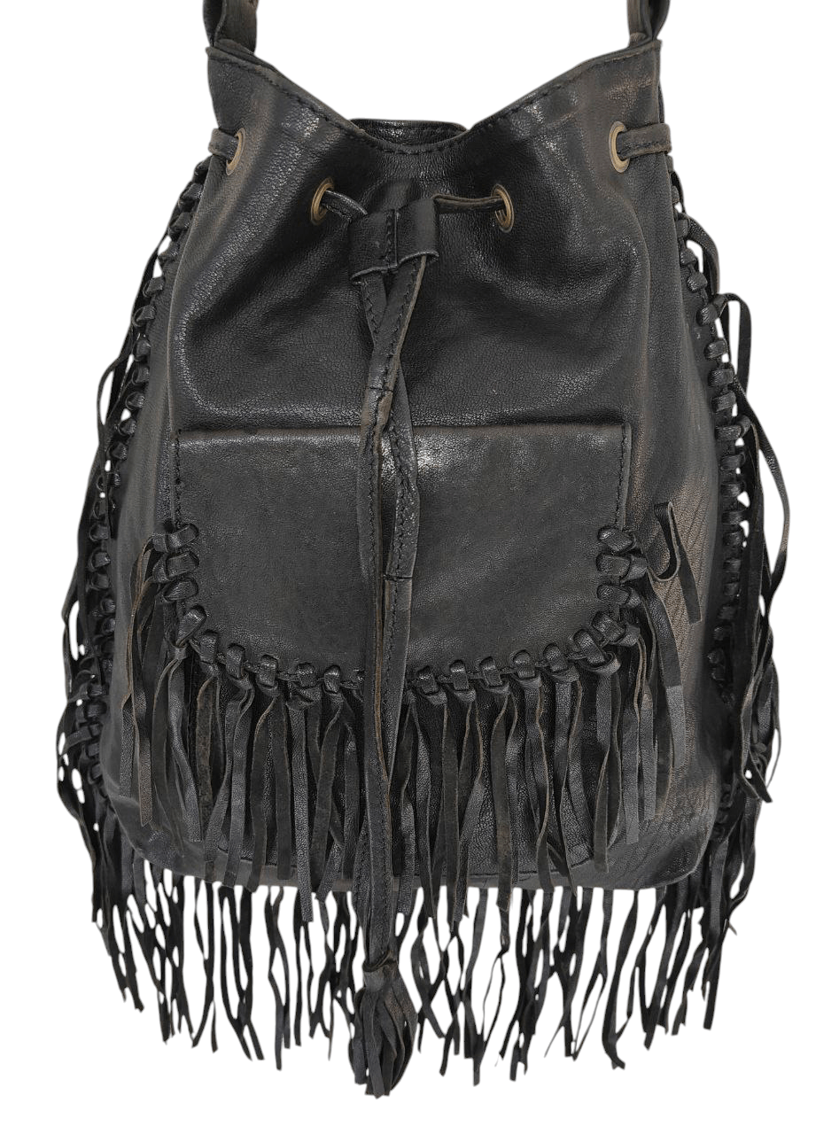 Japanese Brand Leather Bucket Sling Bag Size ONE SIZE - 3 Thumbnail