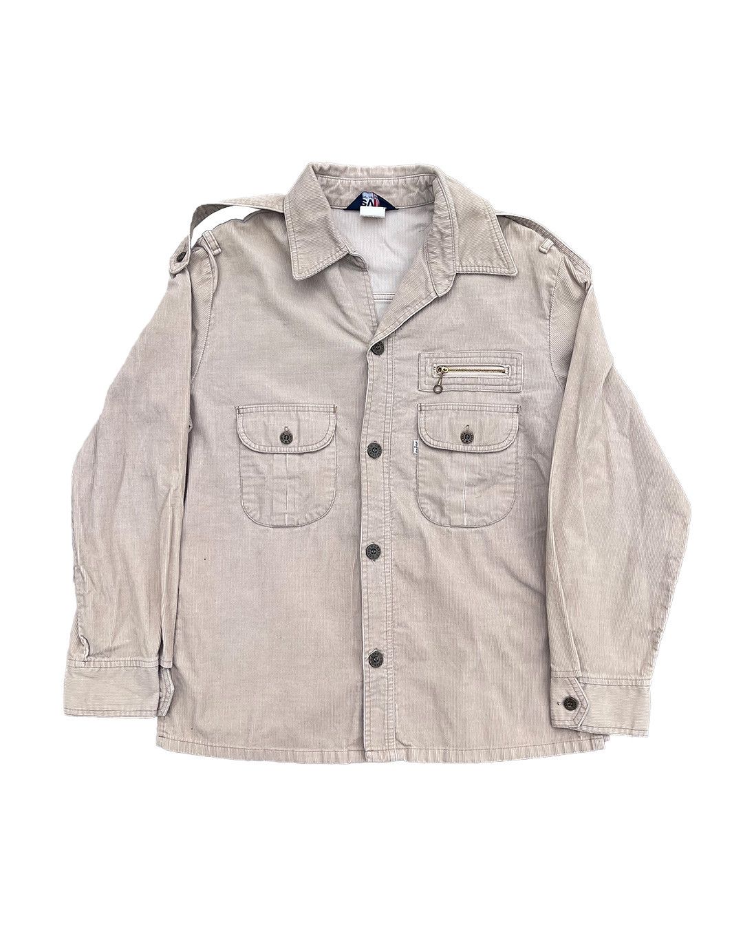 Levi's Vintage 90s Levi's Trucker Corduroy Button Up Size US L / EU 52-54 / 3 - 1 Thumbnail
