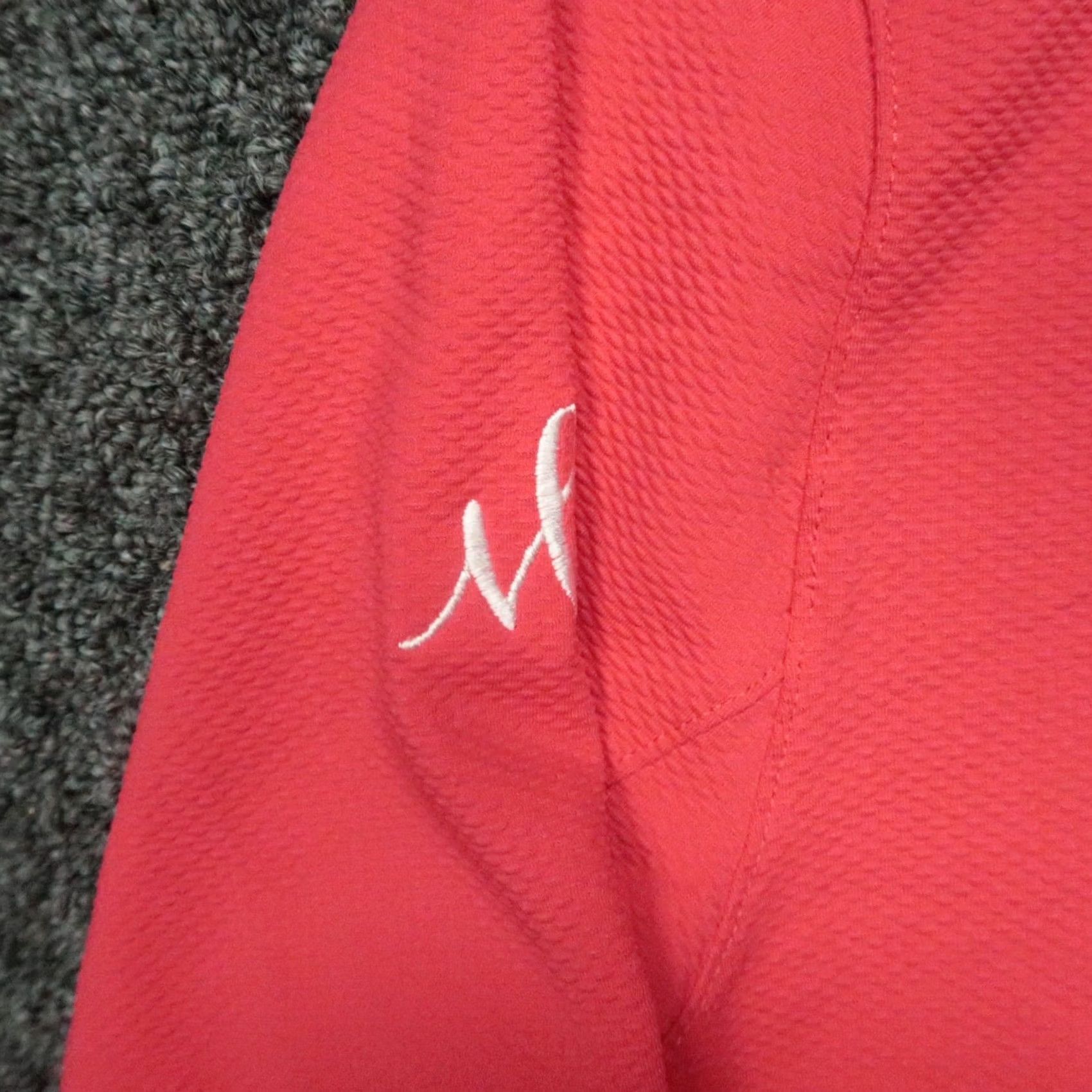 Vintage B Draddy Hoodie Mens Small Red Pullover Hooded Pockets 1/4 Zip NWT Sport Size US S / EU 44-46 / 1 - 5 Thumbnail