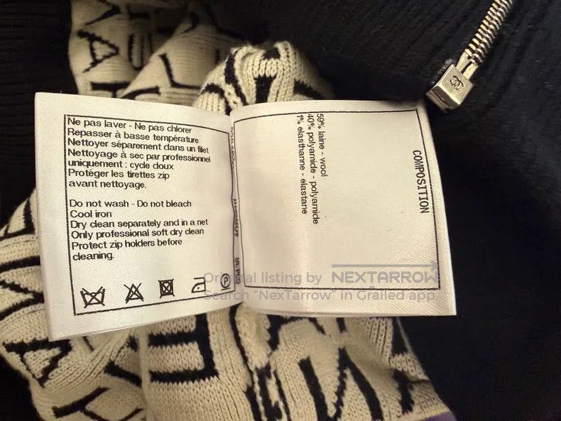 Chanel Chanel Black and white full-print knitted zipper jacket Size XS / US 0-2 / IT 36-38 - 5 Thumbnail