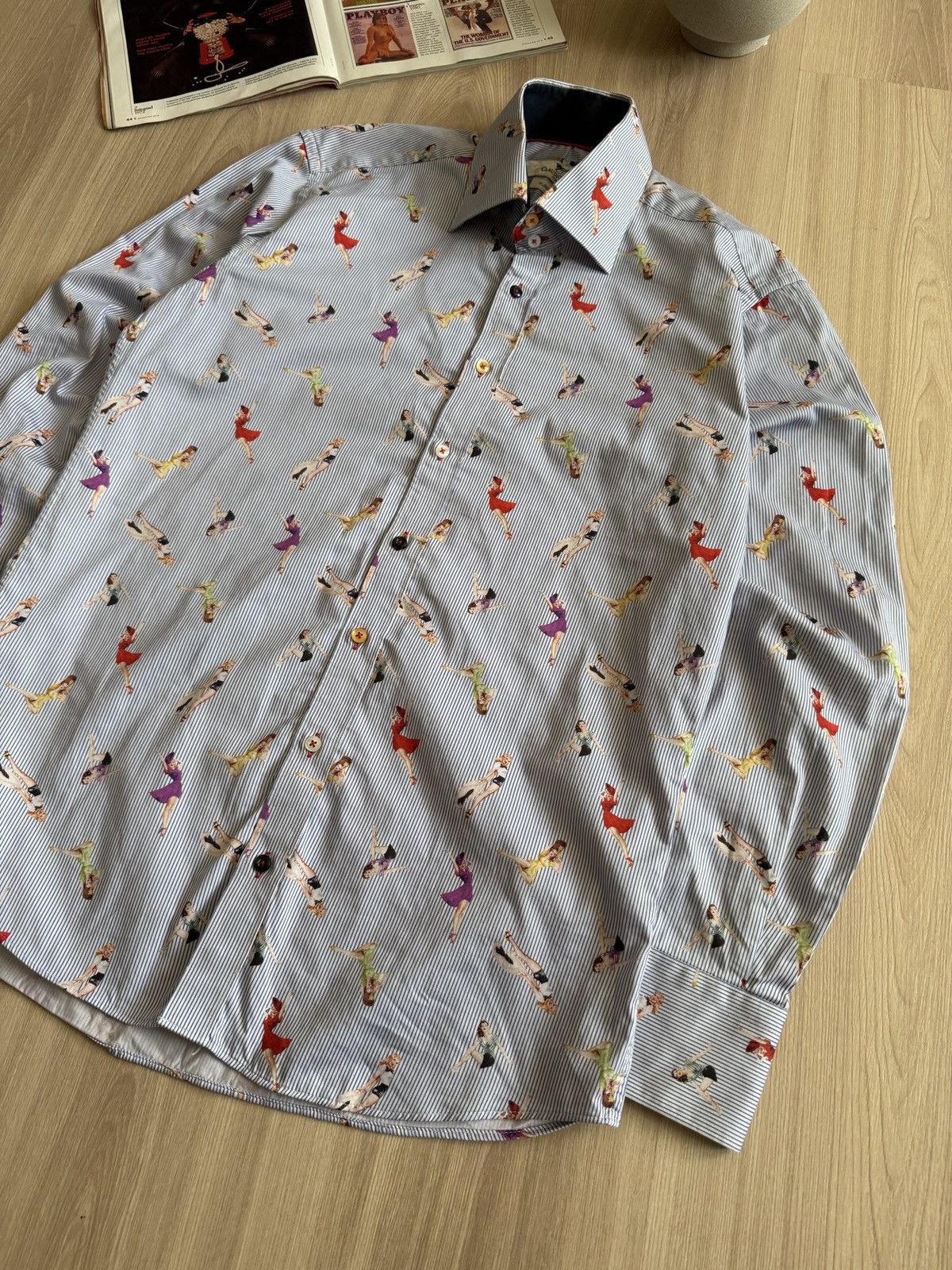Japanese Brand Vintage RARE Claudio Lugli Shirt 00s Size US M / EU 48-50 / 2 - 3 Thumbnail
