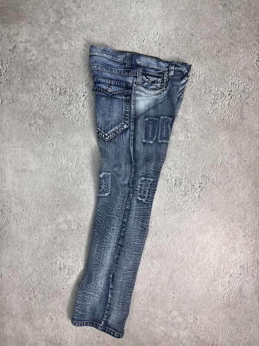 Jean Paul Gaultier VTG 00s JPG style Japanese Distressed Cargo pants jeans Size US 32 / EU 48 - 8 Thumbnail
