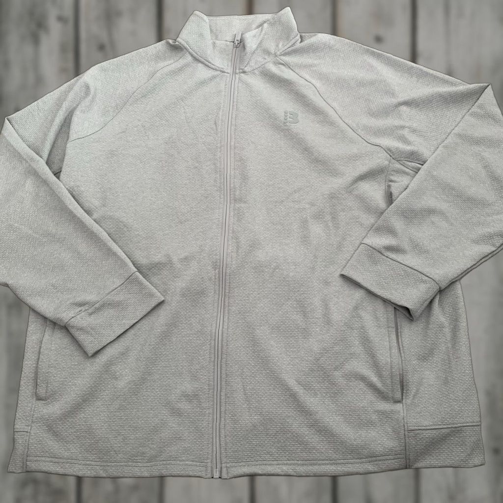 Bench Bench Urbanwear Jacket Mens XXL Gray Full Zip Lightweight Stretch Athletic Size US XXL / EU 58 / 5 - 1 Thumbnail