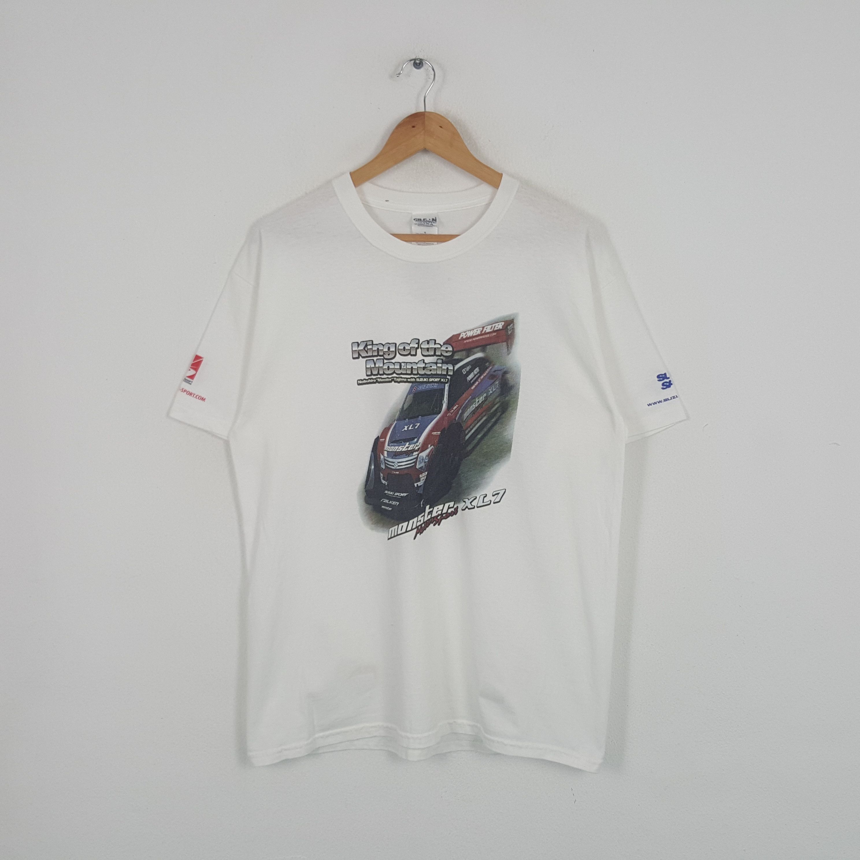 Vintage Vintage Monster Suzuki Sports King Of The Mountain Tshirt Size US L / EU 52-54 / 3 - 1 Thumbnail