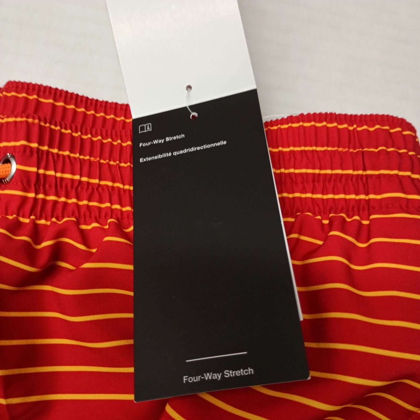 Nike New Nike Nesse 9" Yellow Red Swim Shorts Trunks Men's Size M Size US 30 / EU 46 - 4 Thumbnail