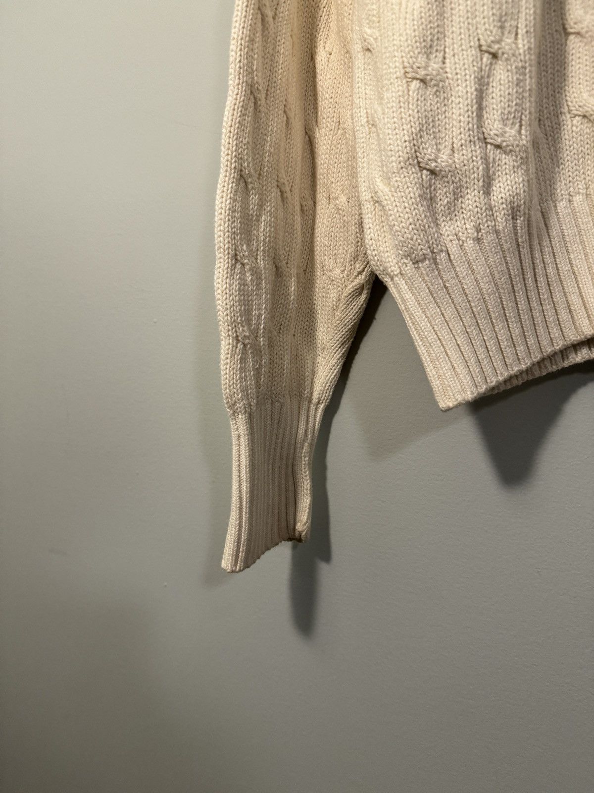 Polo Ralph Lauren Polo Ralph Lauren Cable Knit Sweater ERD Grunge RRL Bode Size US XL / EU 56 / 4 - 12 Thumbnail