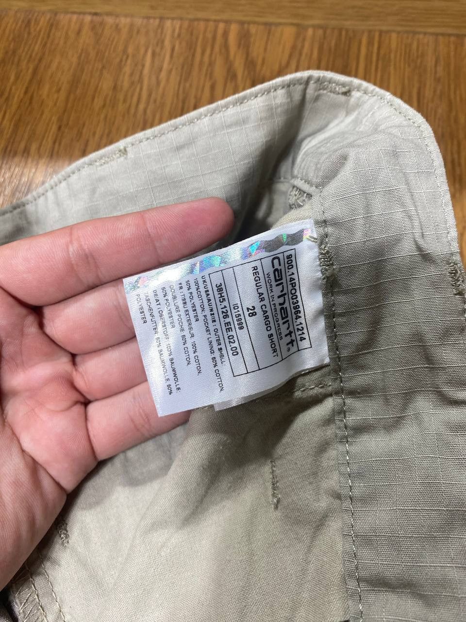Carhartt × Vintage vintage 90s crazy faded Carhartt brown work carpenter shorts Size US 28 / EU 44 - 2 Thumbnail