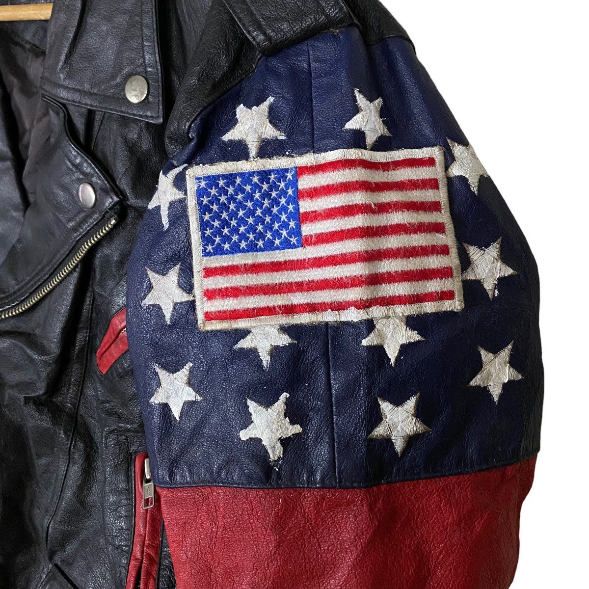 Harley Davidson × Vintage Vintage USA Flag Embroidered Patches Rockabilly Motorcycle Size M / US 6-8 / IT 42-44 - 7 Thumbnail