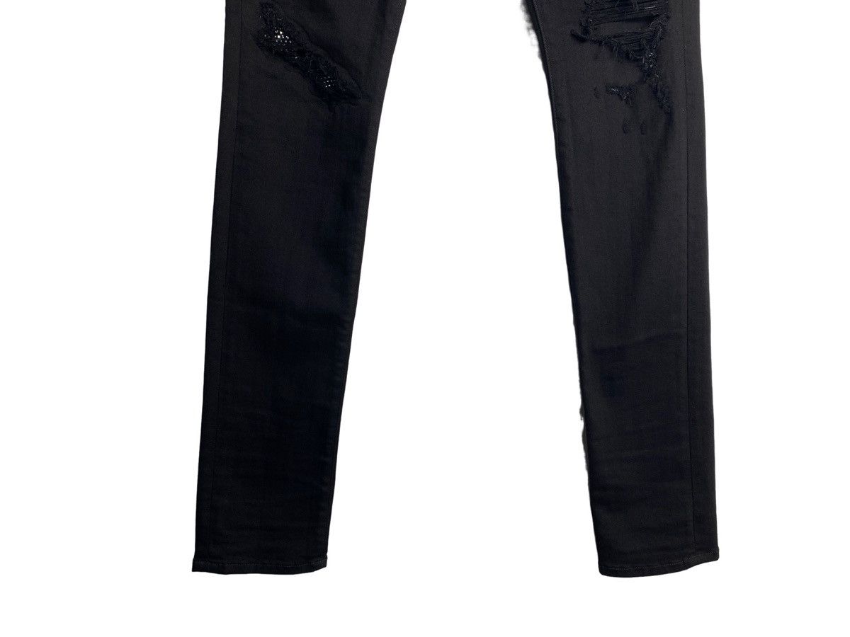 Amiri Amiri Black Diamonds Destroyed Jeans Size US 30 / EU 46 - 4 Thumbnail