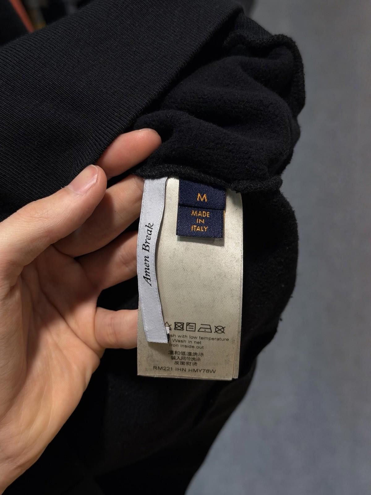 Louis Vuitton Size Medium - Louis Vuitton Graphic Hoodie Black SS22 1A9SVP Size US M / EU 48-50 / 2 - 12 Thumbnail