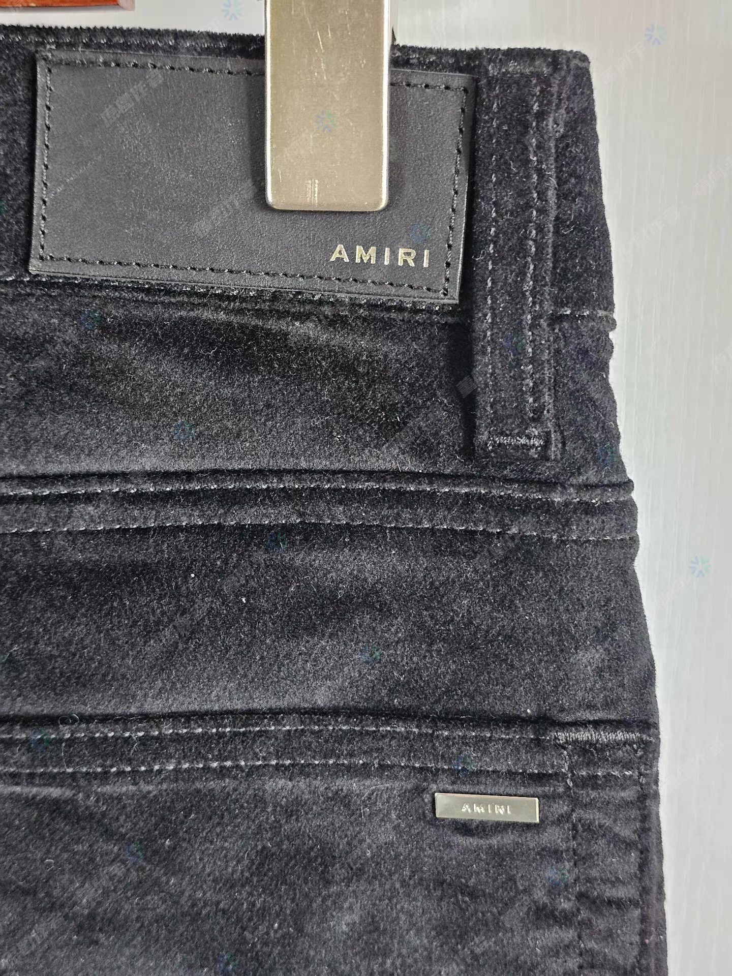 Amiri AMIRI black velvet pants, Q4 Size US 34 / EU 50 - 4 Thumbnail