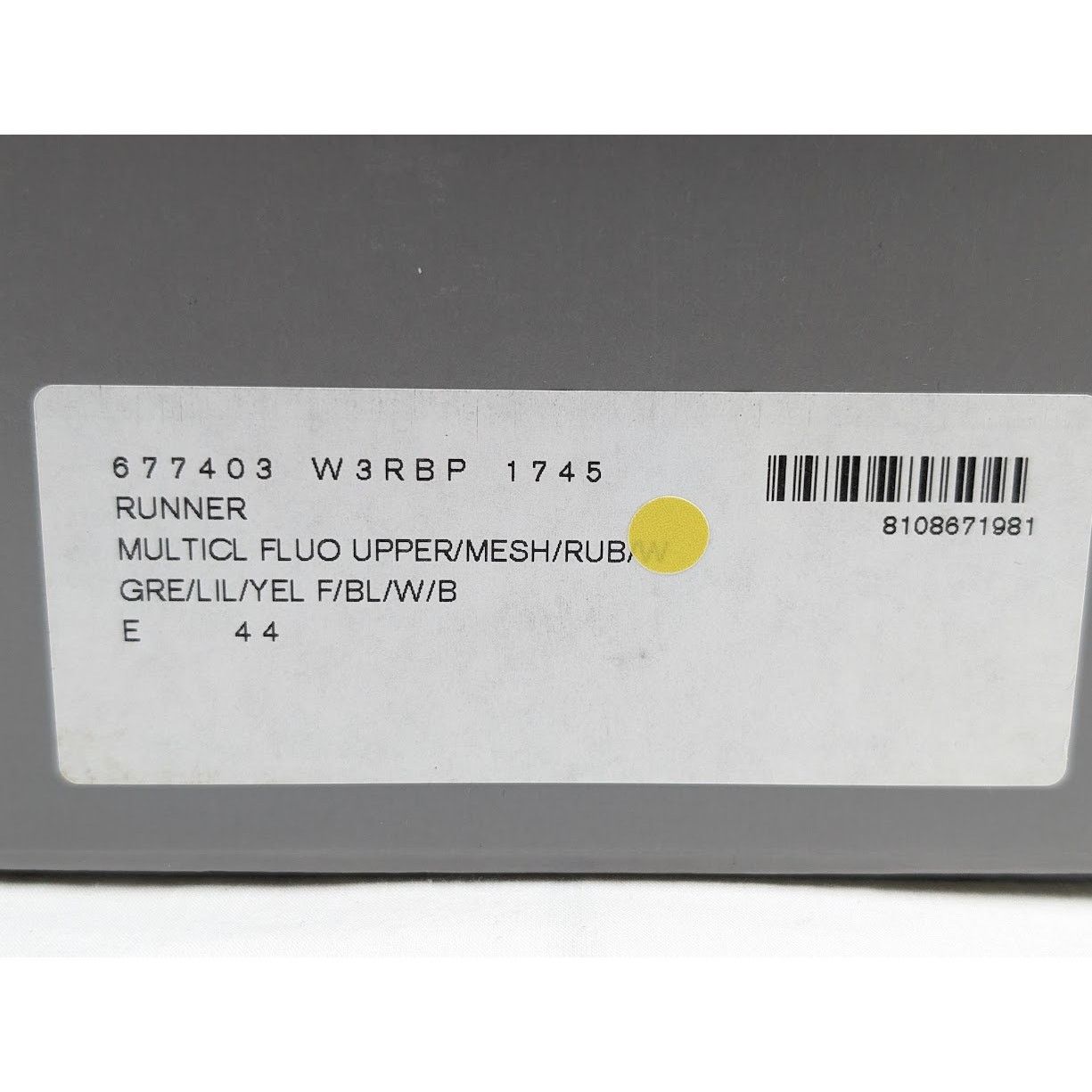 Balenciaga o1rshd1 Fluo Upper/ Mesh Runners in Multicolor Size US 11 / EU 44 - 22 Thumbnail