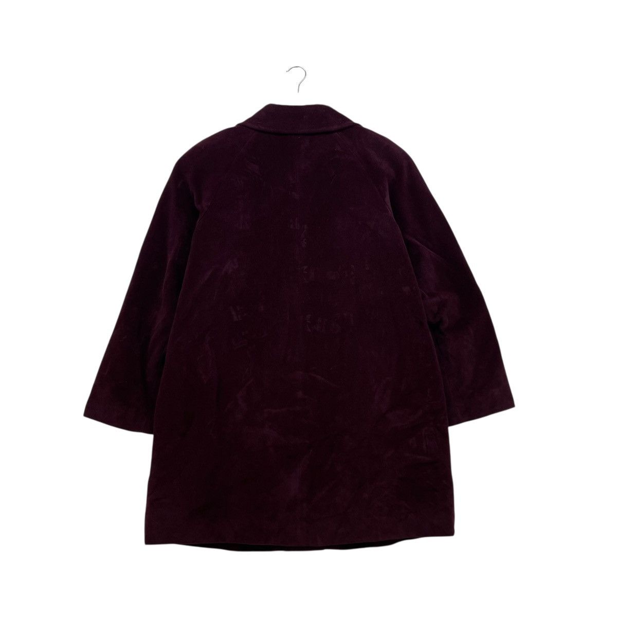 Autumn Cashmere × Christian Dior Monsieur × Vintage Vintage Christian Dior Long coat Maroon Jacket Size M / US 6-8 / IT 42-44 - 2 Thumbnail