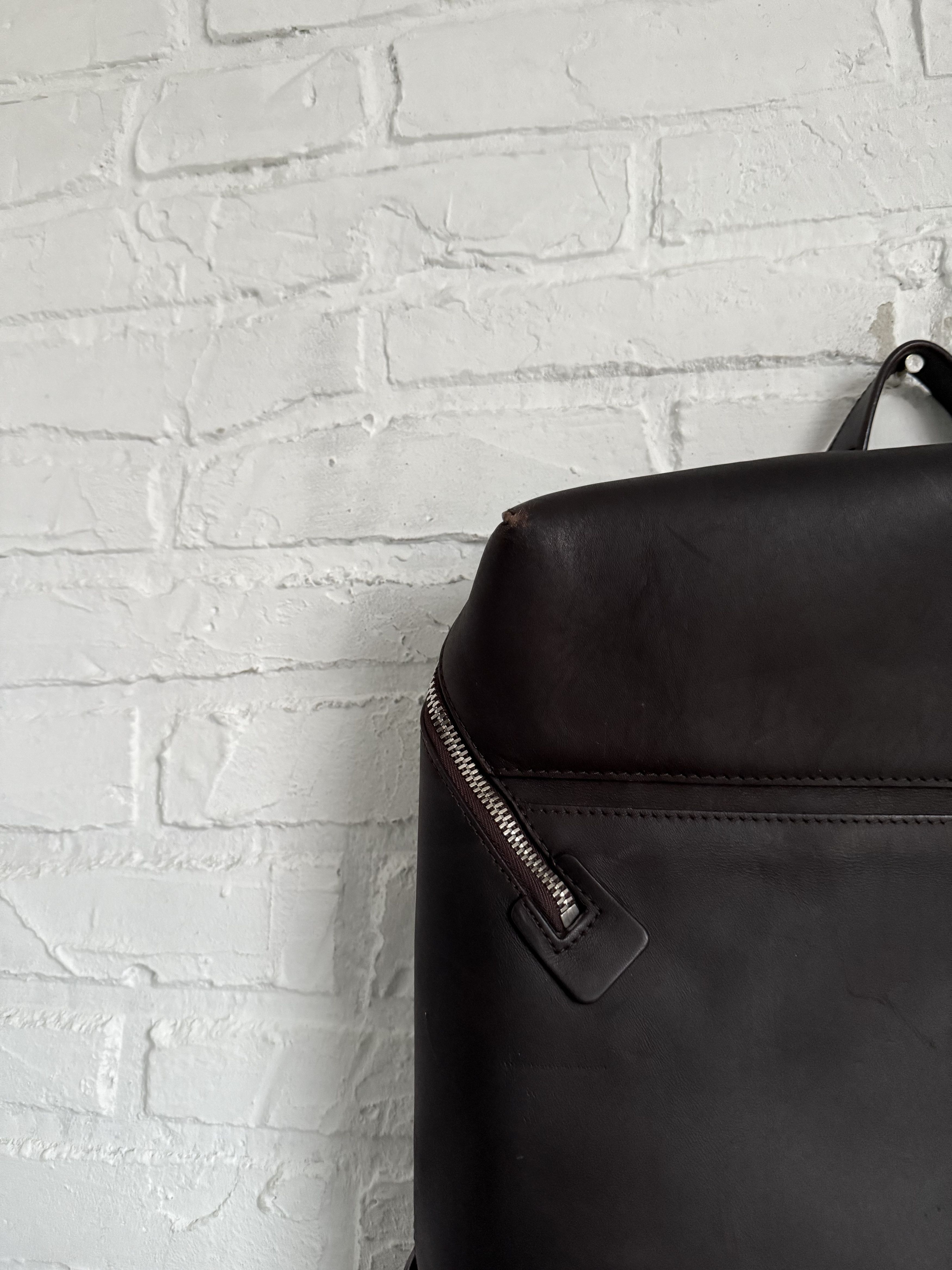 Other Avantgarde Bonastre Leather brown Backpack Hand made Size ONE SIZE - 4 Thumbnail