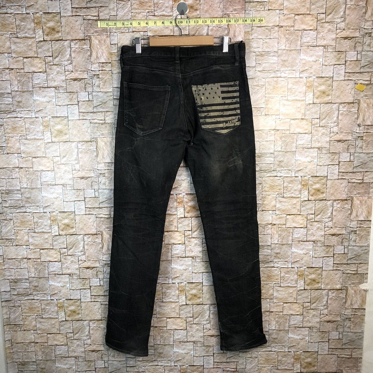Japanese Brand Japan vintage Black Denim jeans Pants #A639 Size US 29 - 13 Thumbnail