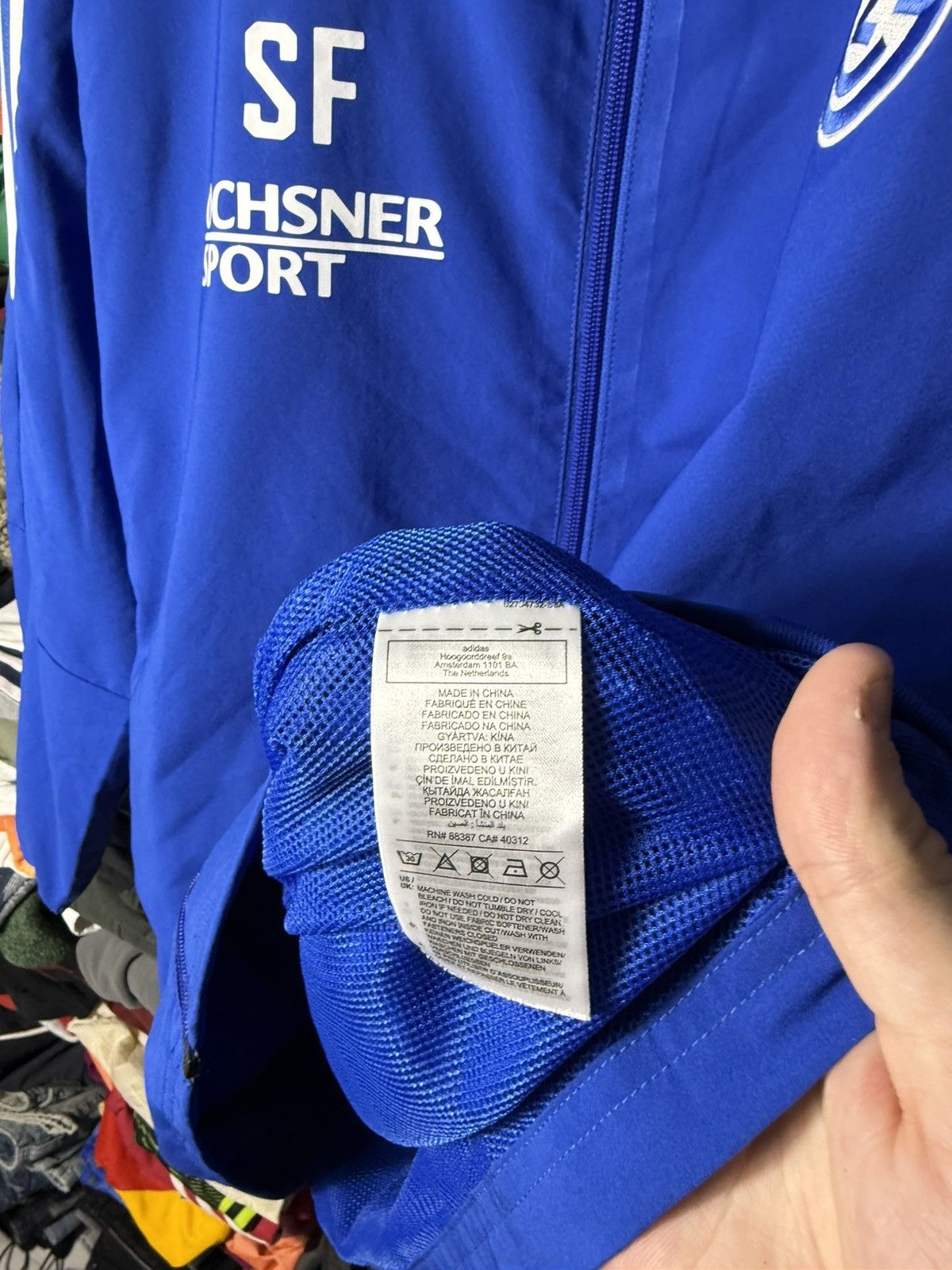 Adidas Adidas Grasshopper Zurich Jacket Blue Football Soccer Zip Size US M / EU 48-50 / 2 - 8 Thumbnail
