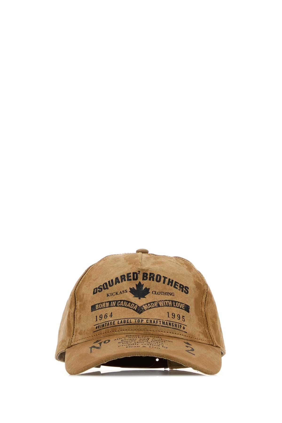 Dsquared2 Camel Paper Baseball Hat Size ONE SIZE - 1 Thumbnail