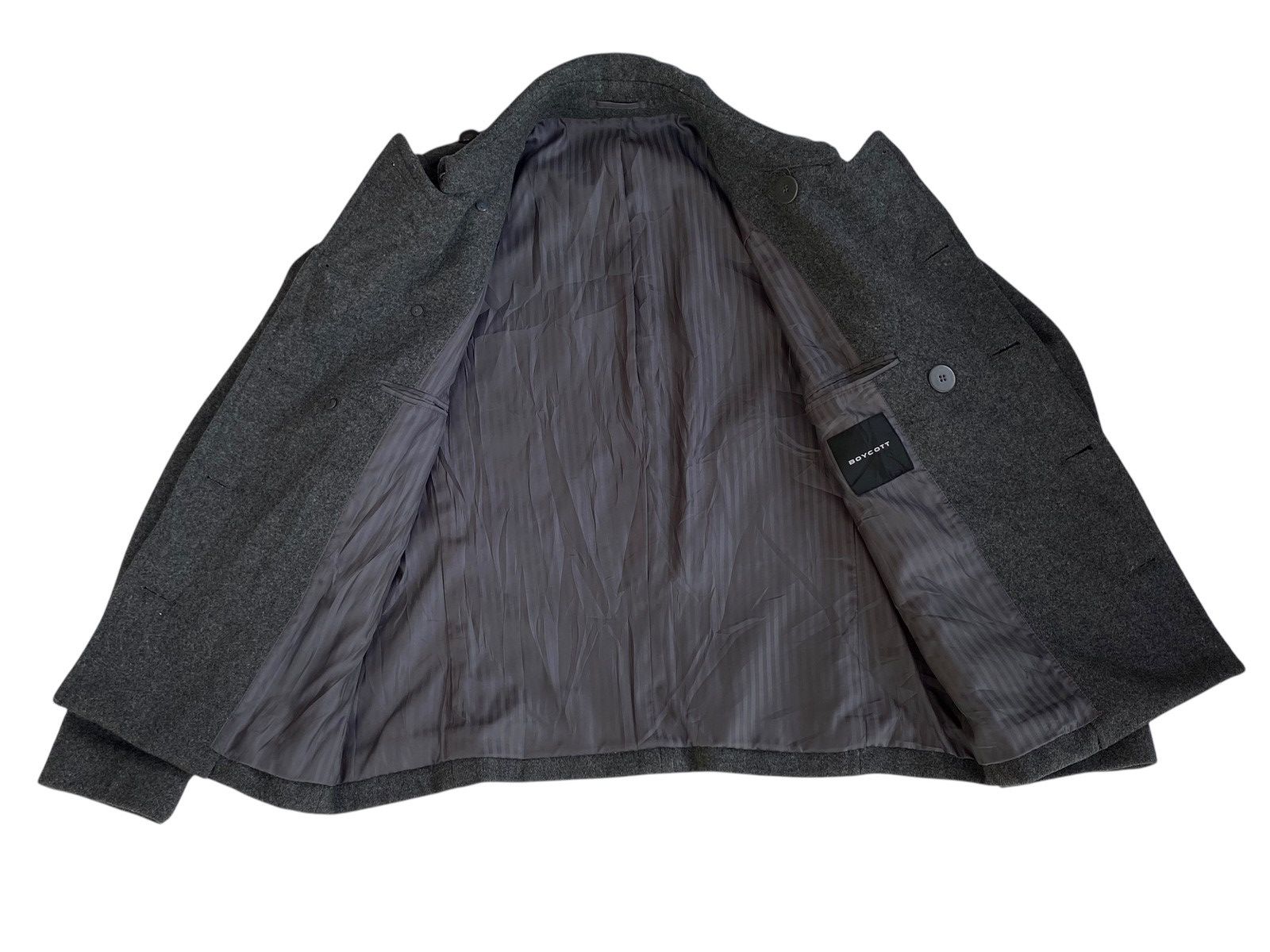 Boycott × Japanese Brand Boycott Wool Jacket Double Breasted Size M / US 6-8 / IT 42-44 - 4 Thumbnail