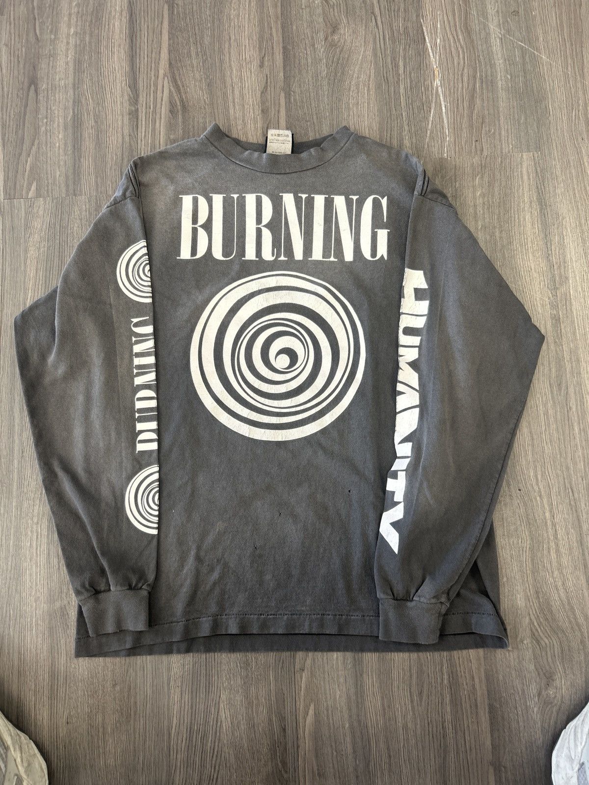 Saint Michael Saint Michael Burning Humanity Distressed Tee Size US L / EU 52-54 / 3 - 1 Thumbnail