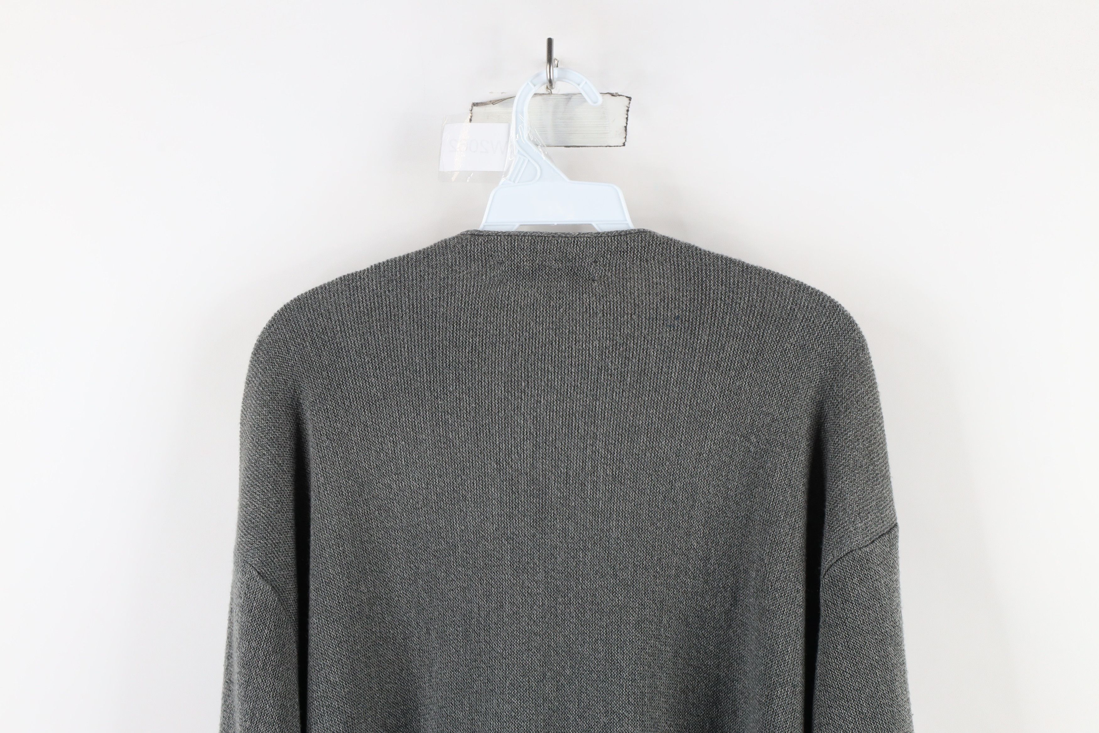 Vintage Vintage 90s Streetwear Knit Button Cardigan Sweater Gray Size US XL / EU 56 / 4 - 12 Thumbnail