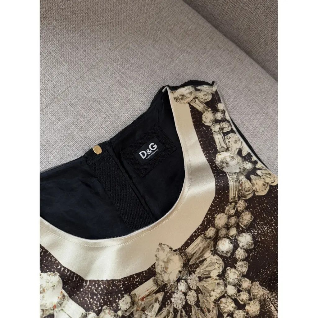 Dolce & Gabbana Dolce & Gabbana Brown Sheath Sleeveless Mini Dress Size IT40 Size M / US 6-8 / IT 42-44 - 5 Thumbnail