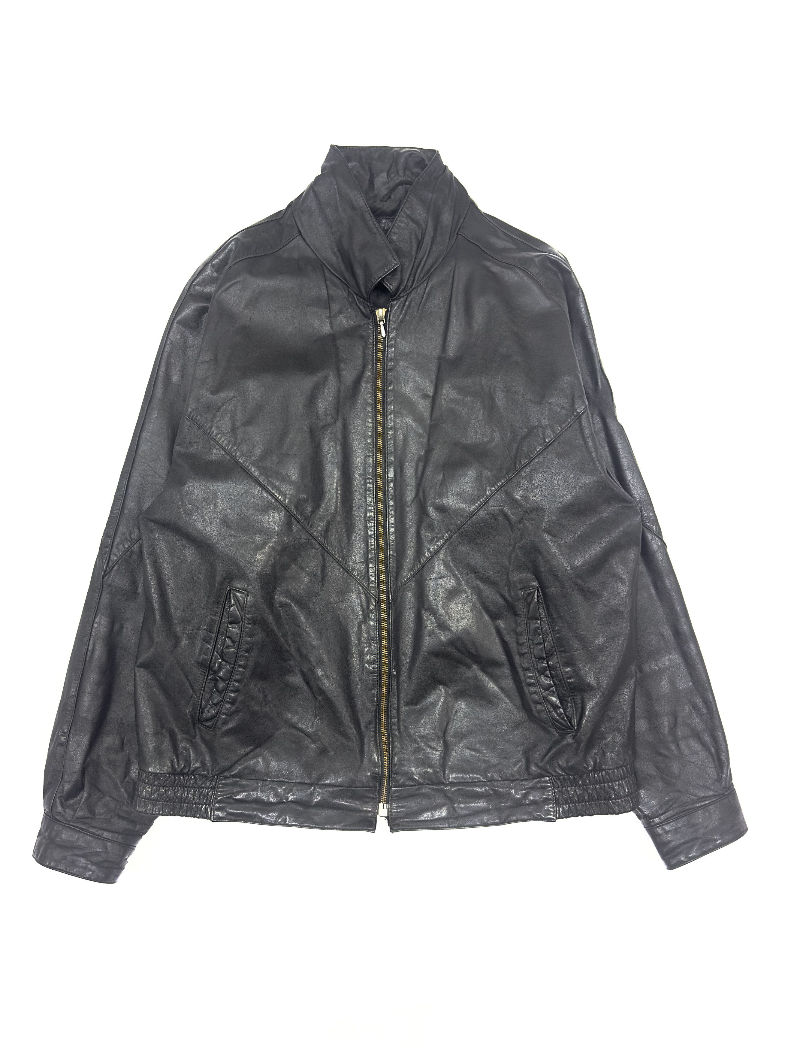 Genuine Leather Retro Minimal Leather Cow HandMade Jacket Size US M / EU 48-50 / 2 - 3 Thumbnail