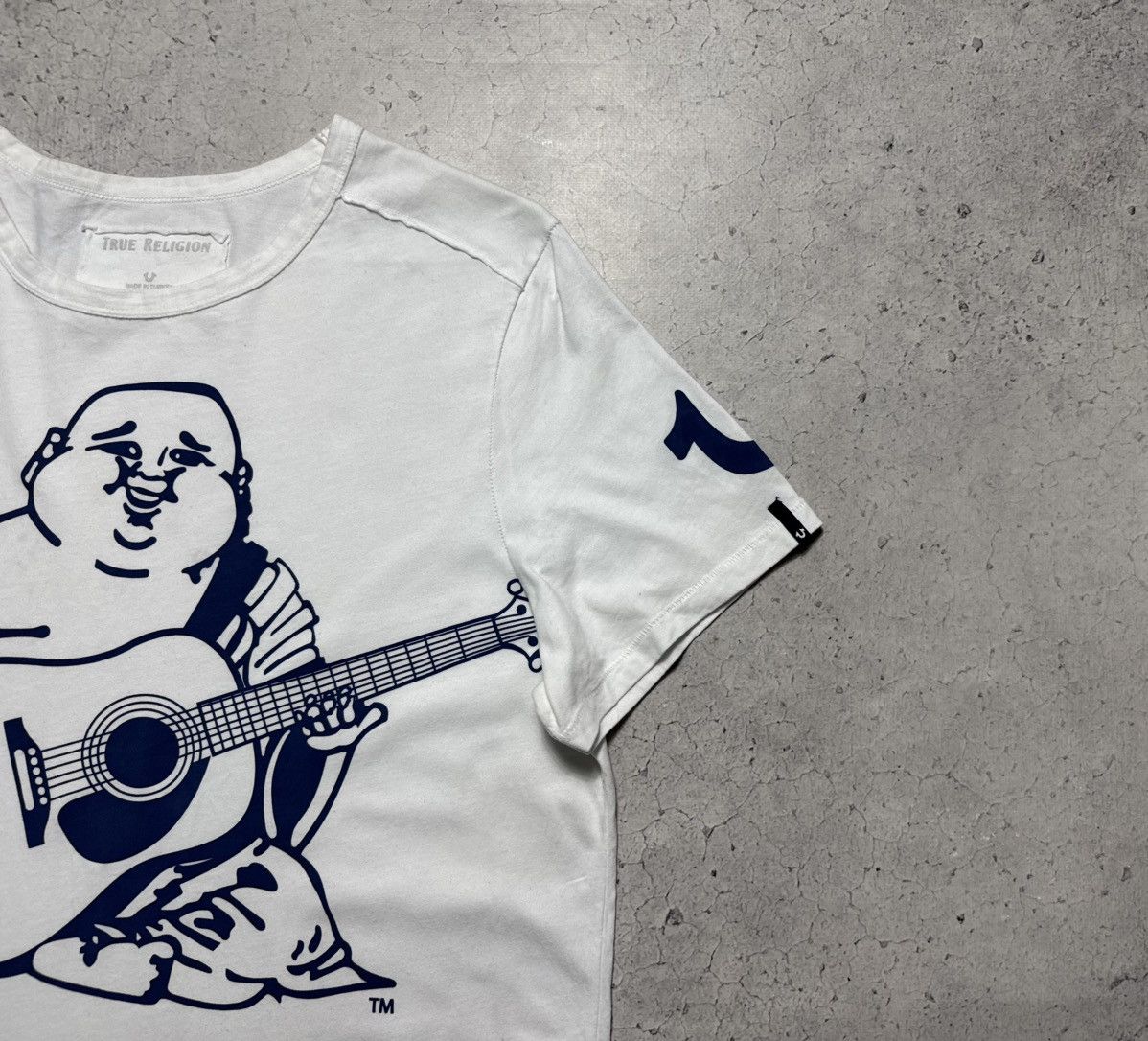 True Religion True Relgion Budha Vintage Big Logo T-Shirt Y2K White Size US XL / EU 56 / 4 - 3 Thumbnail