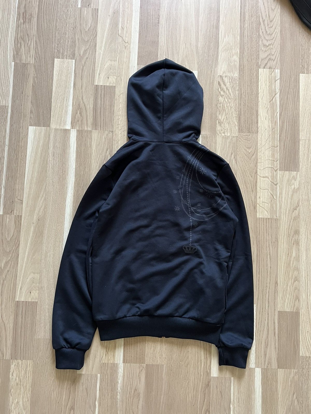 Adidas × Vintage Adidas vintage punk avant garde zip hoodie crown y2k style Size M / US 6-8 / IT 42-44 - 3 Thumbnail