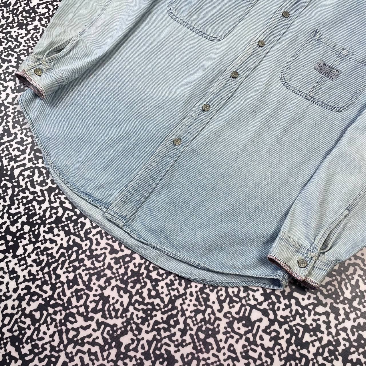 Levi's Vintage Clothing Vintage 90s Levis Rare Western Work Wear Style Shirt Size US L / EU 52-54 / 3 - 6 Thumbnail