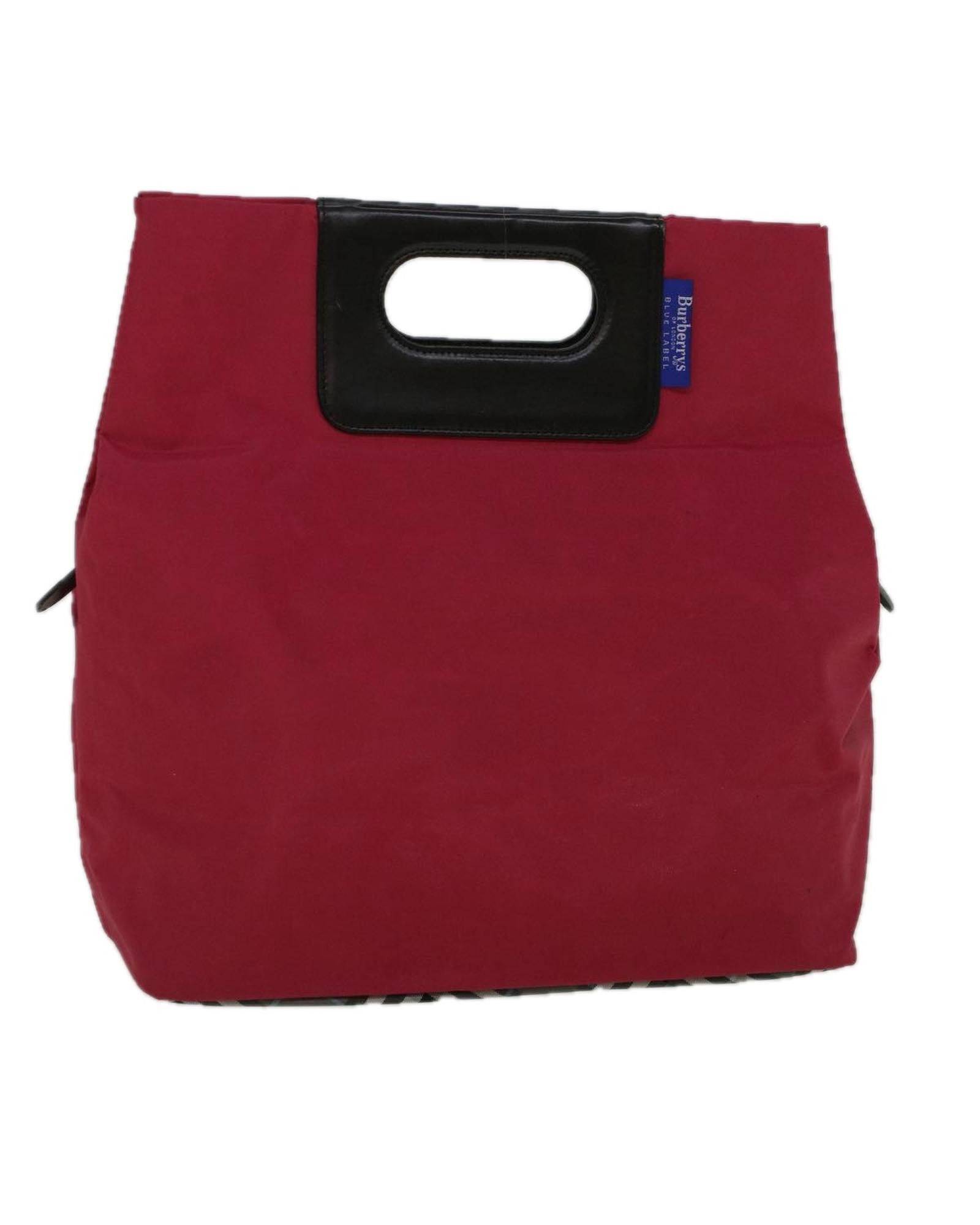 image of Burberry Elegant Red Synthetic Shoulder Bag, Women's
