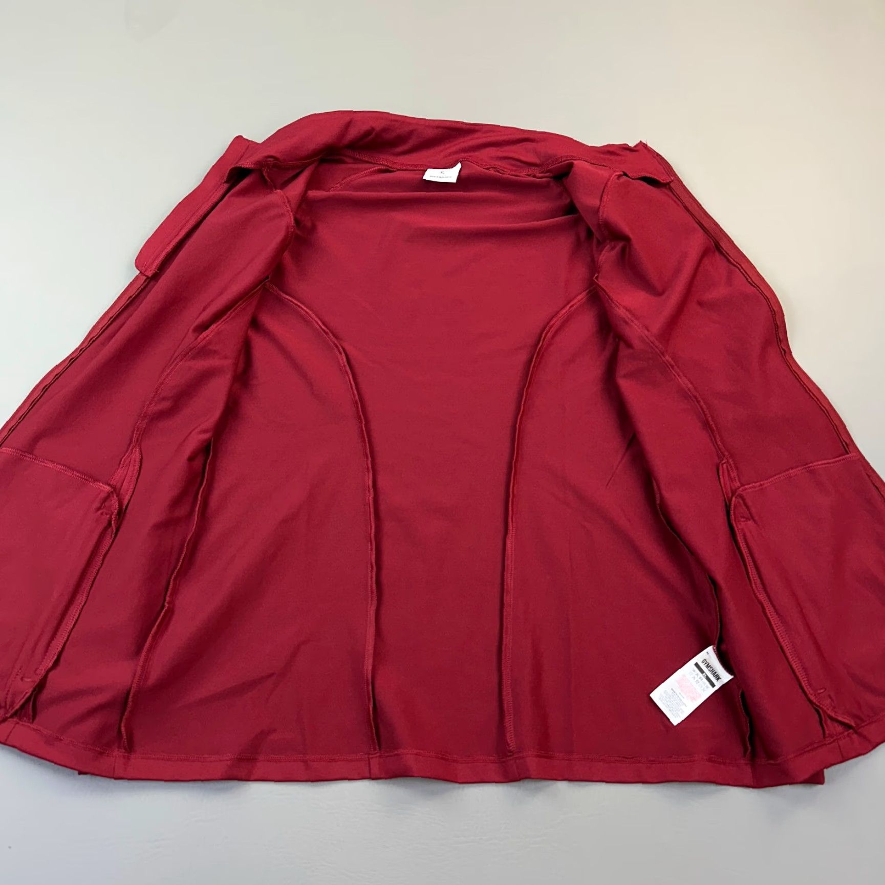 Gymshark Gymshark Jacket Women's XL Burgundy Performance Training Zip Up Athleisure Gym Shirt Size XL / US 12-14 / IT 48-50 - 6 Thumbnail