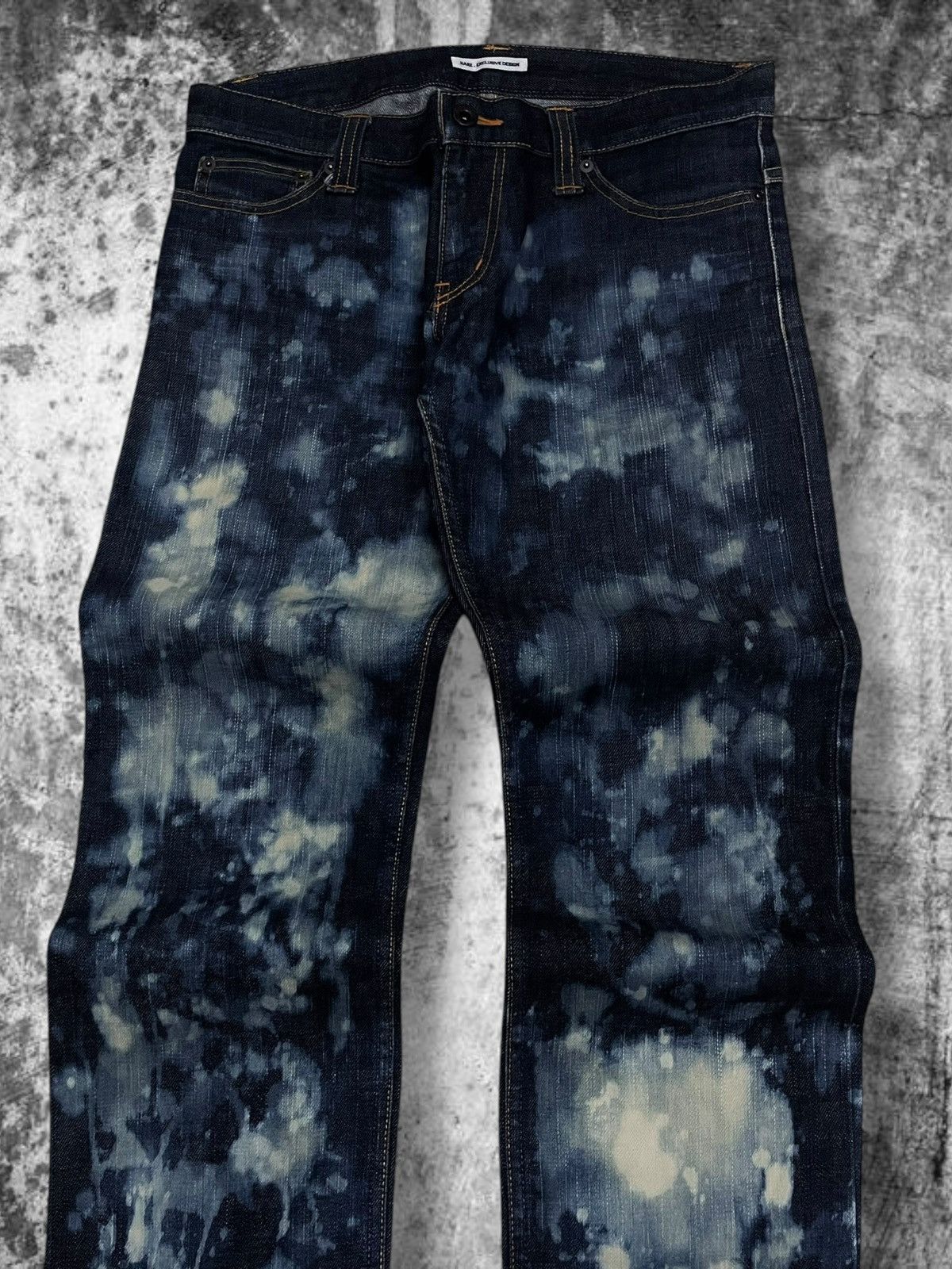 Japanese Brand Vintage Japan Designer Hare Exclusive Design Bleach Denim Size US 32 / EU 48 - 6 Thumbnail