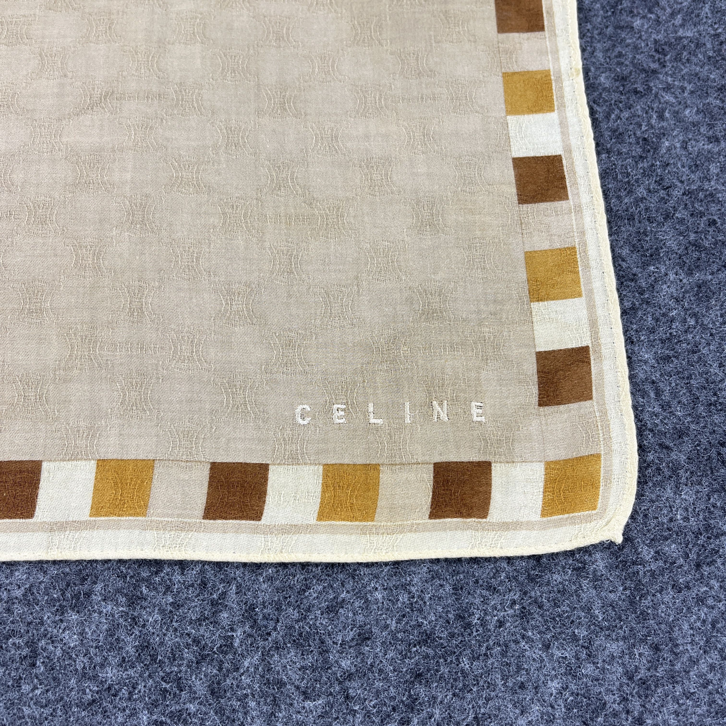 Vintage Celine Handkerchief / Bandana / Neckerchief B297 Size ONE SIZE - 2 Thumbnail