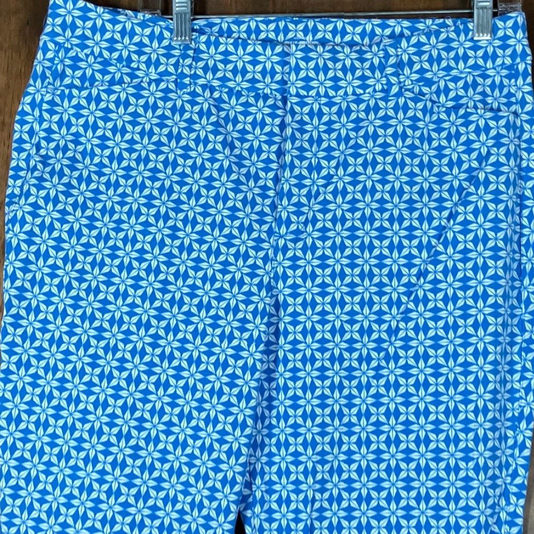 Old Navy Old Navy Womens Pants Tile Blue Pixie Skinny High Rise Stretch 14 Size 36" / US 14 / IT 50 - 2 Thumbnail