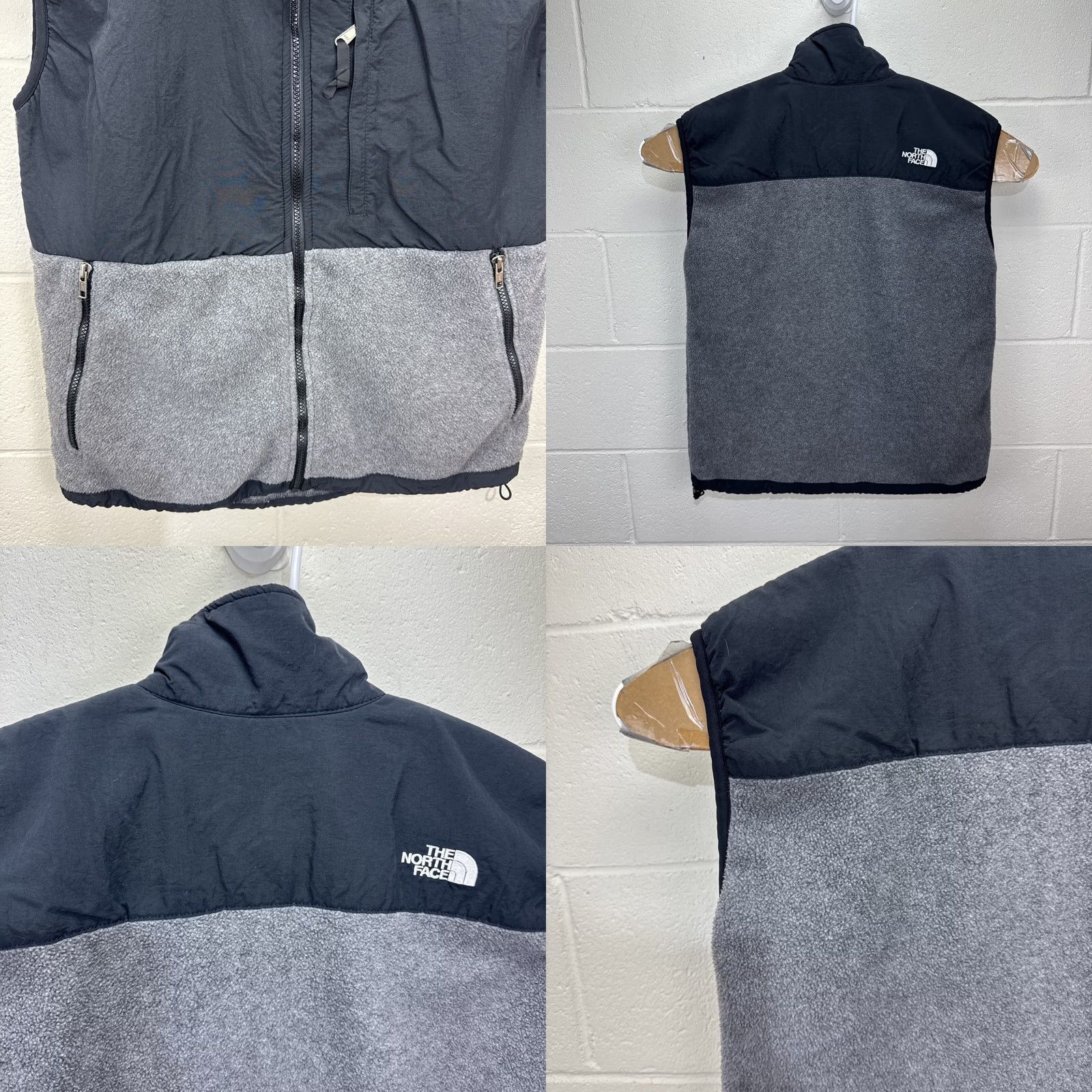 The North Face VINTAGE The North Face Womens Denali Vest Full Zip Fleece Black Gray Large USA Size L / US 10 / IT 46 - 8 Thumbnail
