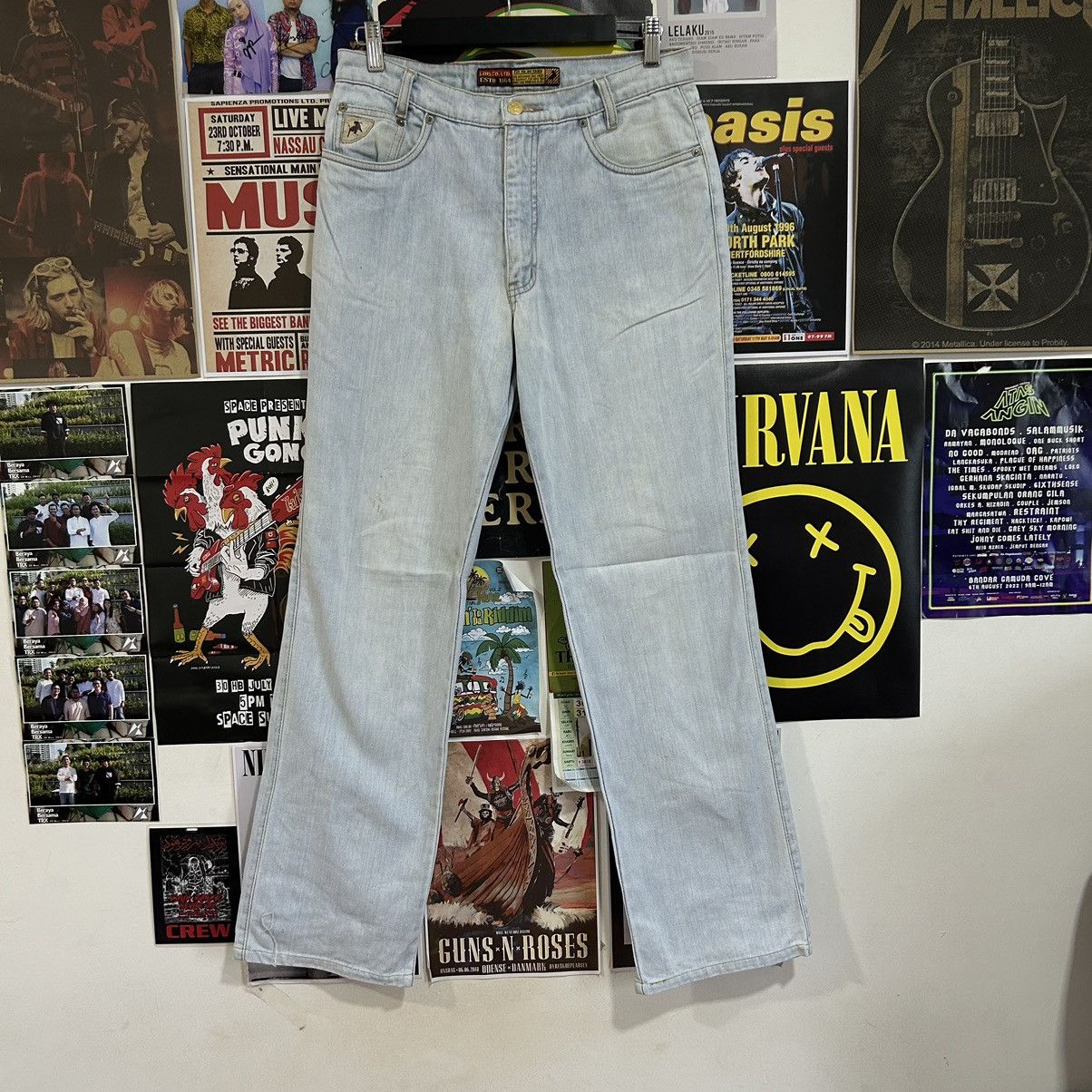 Designer Vintage Lois Co.Ltd. Washed Blue Spain Brand Denim Size US 31 - 1 Thumbnail