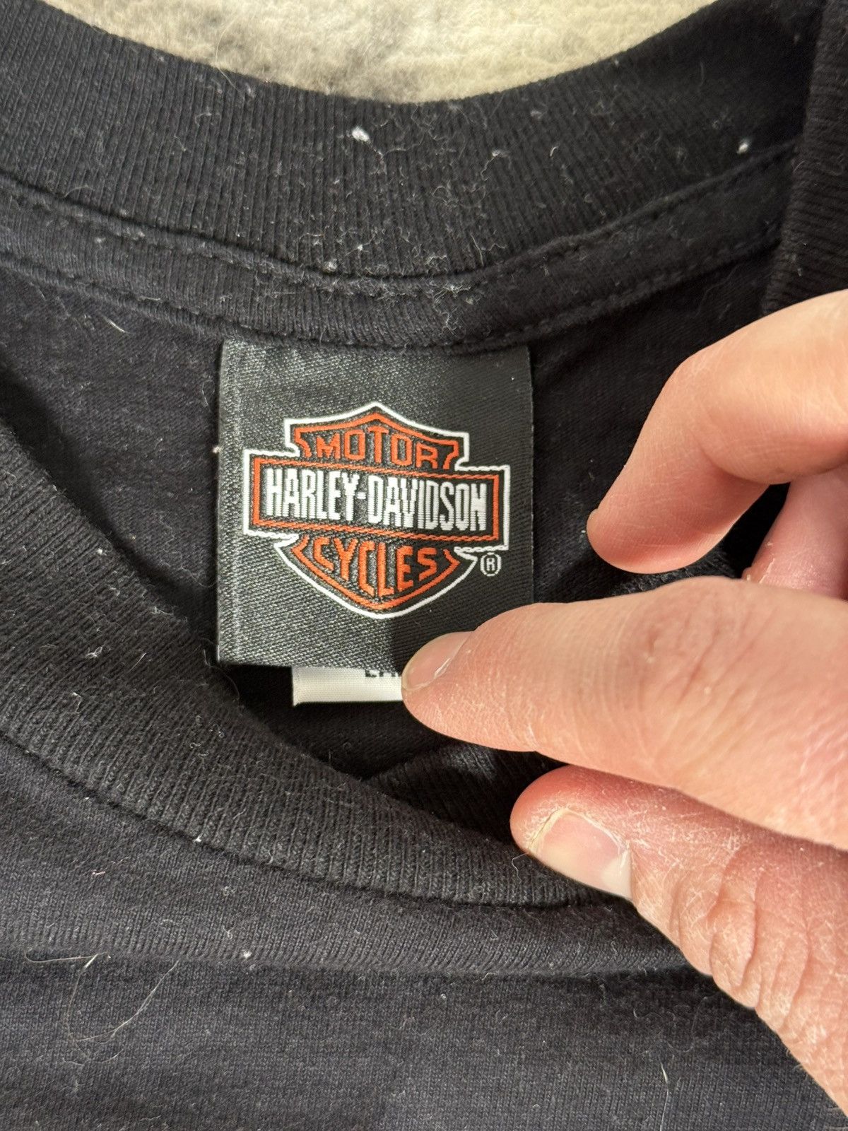 Harley Davidson Y2K 2007 Harley Davidson Logo Brossard Biker T-Shirt Size US L / EU 52-54 / 3 - 5 Thumbnail