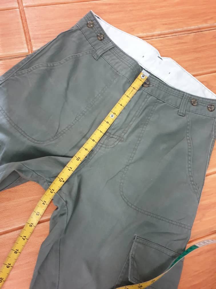 Japanese Brand 💥Riche Glamour green military pant Size US 31 - 8 Thumbnail