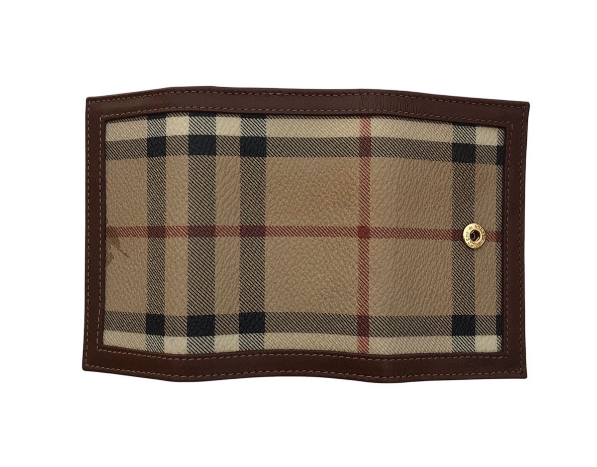 Burberry Burberry London Novacheck Key Holder Pouch Leather Size ONE SIZE - 10 Thumbnail