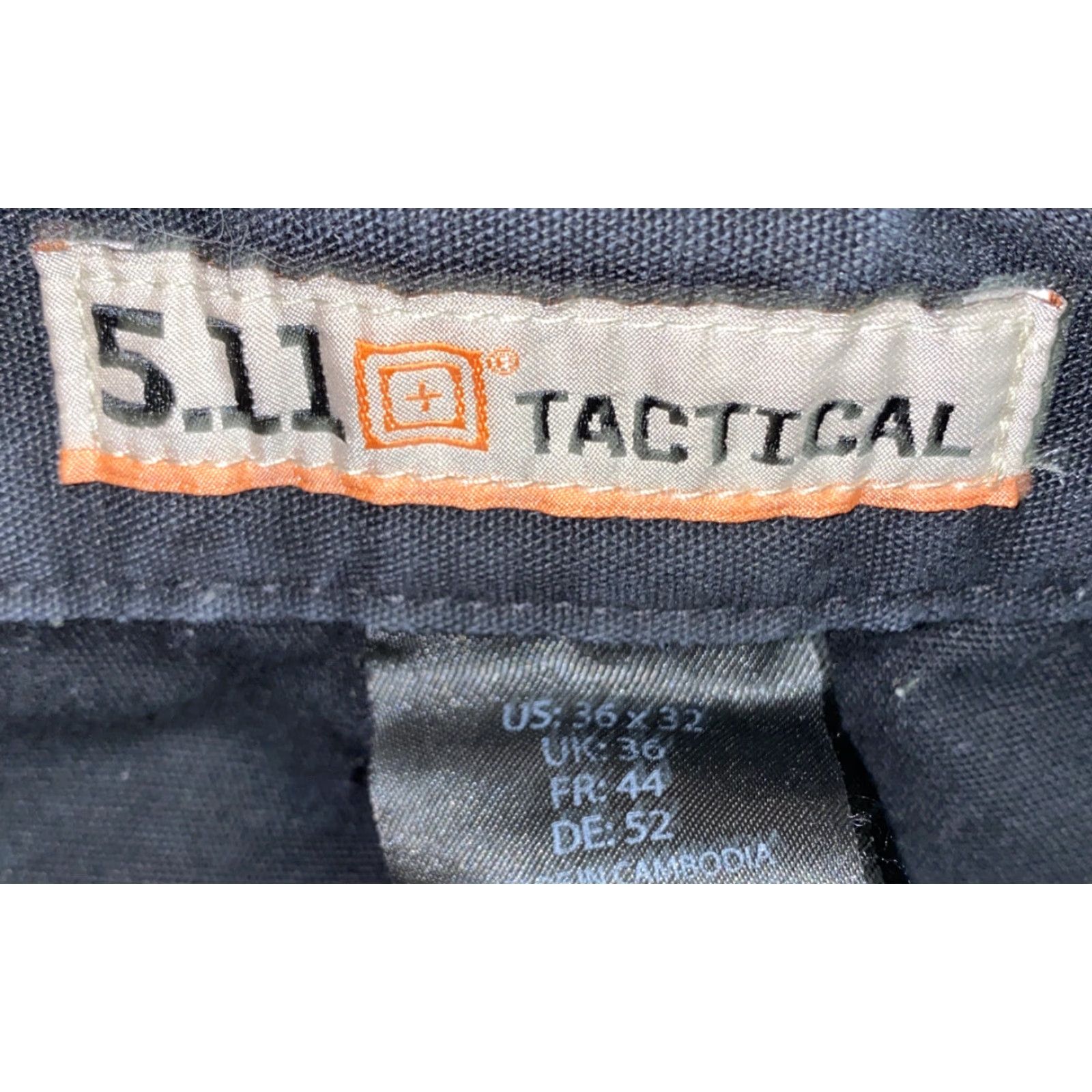 Vintage 5.11 Tactical Series Mens Black Cargo Multi Pocket Pants 34 In Waist 34 X 31 Inseam Cargo Pocket Mens Pants Regular Fit Casual Size US 34 / EU 50 - 5 Thumbnail