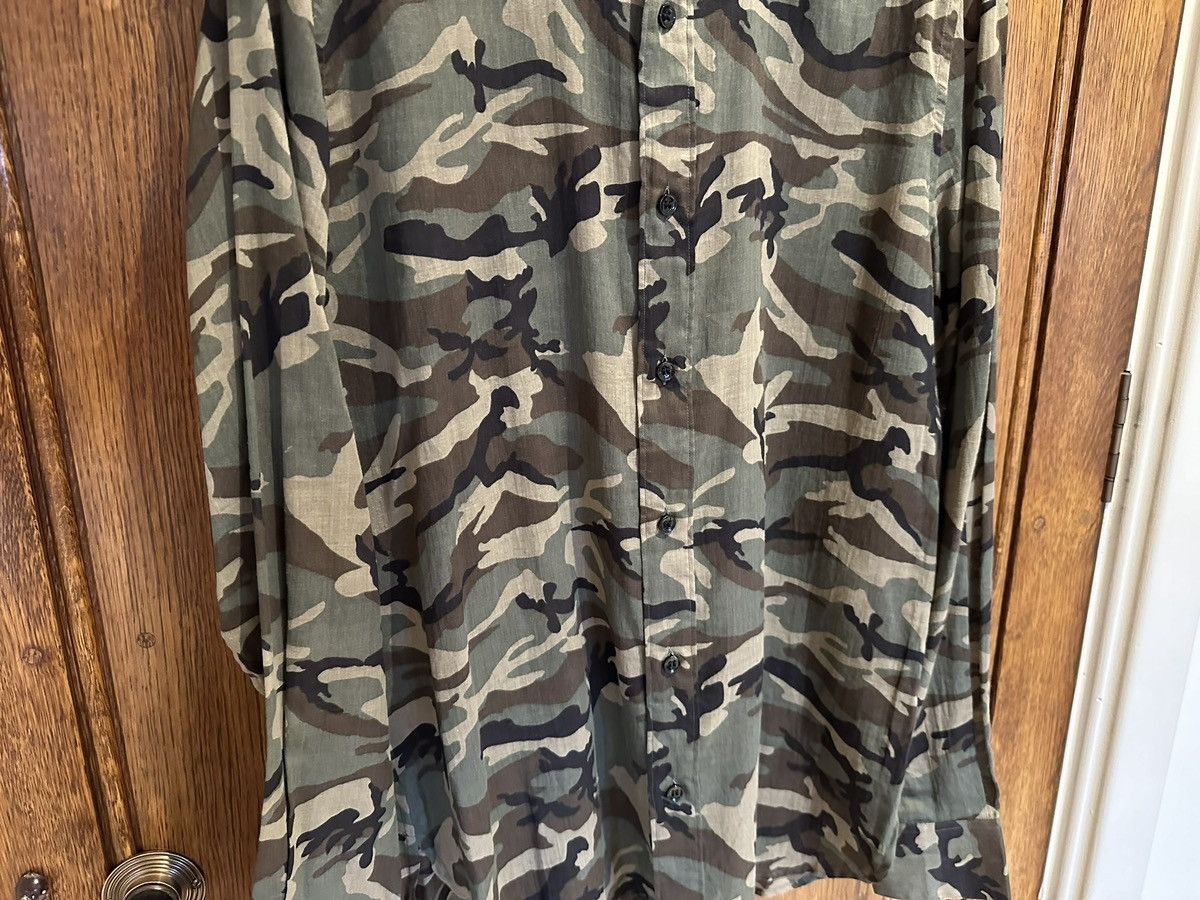 Saint Laurent Paris SS16 Saint Laurent camouflage camo shirt 😍 38 Size US M / EU 48-50 / 2 - 11 Thumbnail