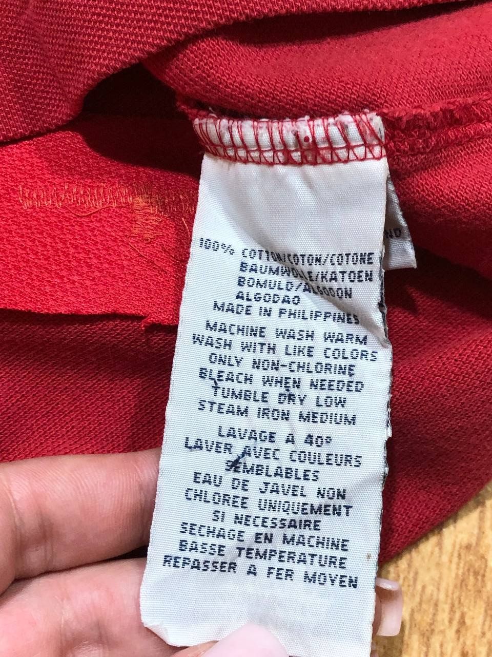 Polo Ralph Lauren Vintage Polo Ralph Lauren 100% Cotton Polo Size L Size US L / EU 52-54 / 3 - 3 Thumbnail