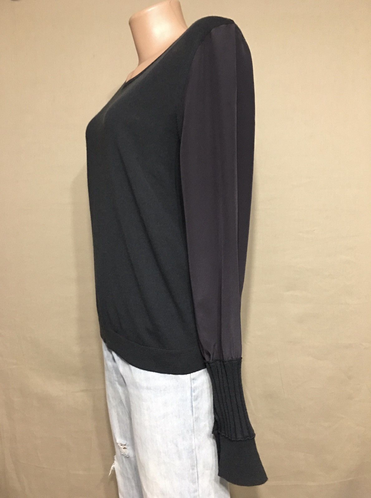 DOROTHEE SCHUMACHER Dorothee Schumacher Wool Silk Scoop Neck Sweater Size 3 / M Size M / US 6-8 / IT 42-44 - 2 Thumbnail