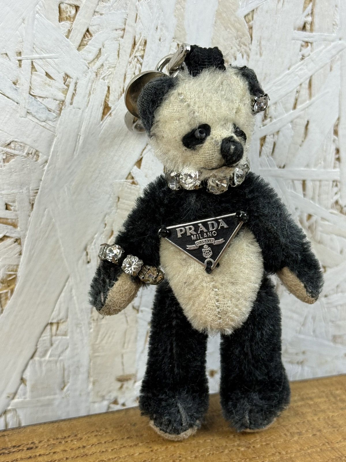 Prada Prada Panda Bear Bag Charm Keychain Key Holder Size ONE SIZE - 2 Thumbnail